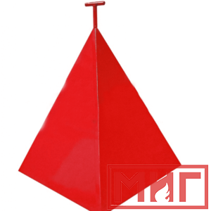 Фото 20 - Пожарная пирамида для пожарного гидранта 950x950x1150 (Четырехгранная).